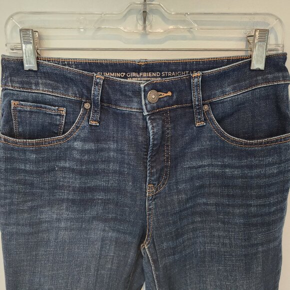 Chico's So Slimming Girlfriend Straight Leg Jeans, Chico's size 00, Like New - Picture 5 of 8